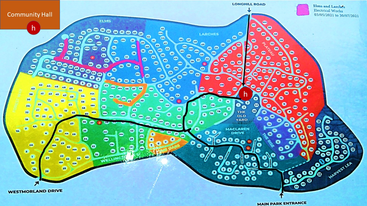 Warfield park map